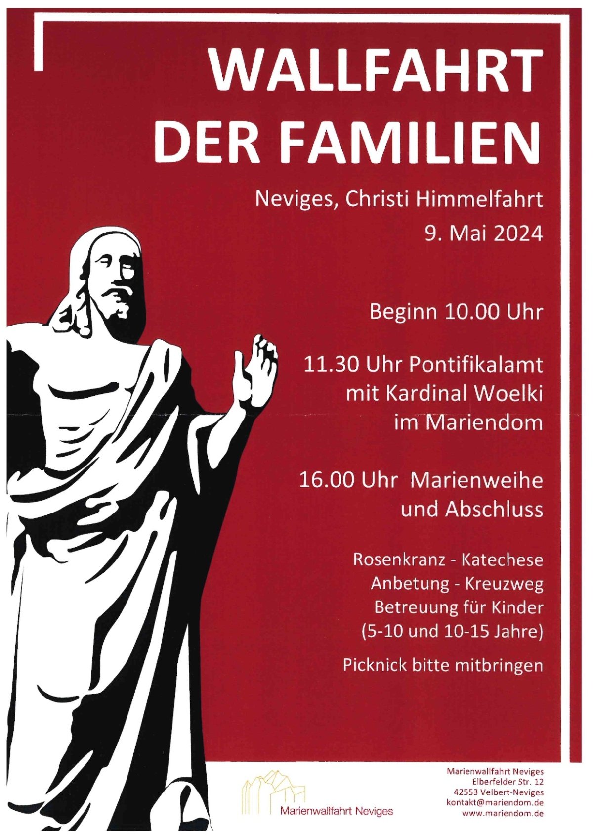 2024-05-09 Familienwallfahrt Neviges_Plakat