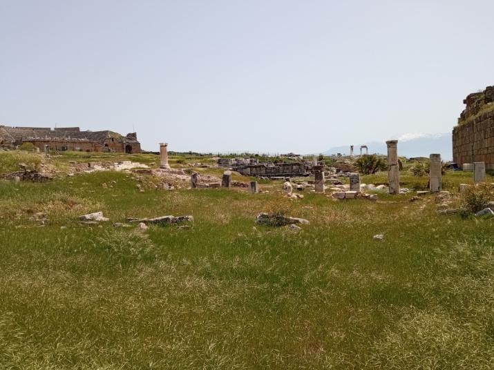 Die Reste des Apollon-Tempels 