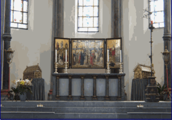 St. Kunibert (Bild: Haupt-Altar) - (Sept. 2006)