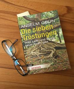 <em>Die sieben Tröstungen : Was Leib und Seele neue Kraft gibt – Anselm Grün  – Herder, Freiburg 2014 </em>