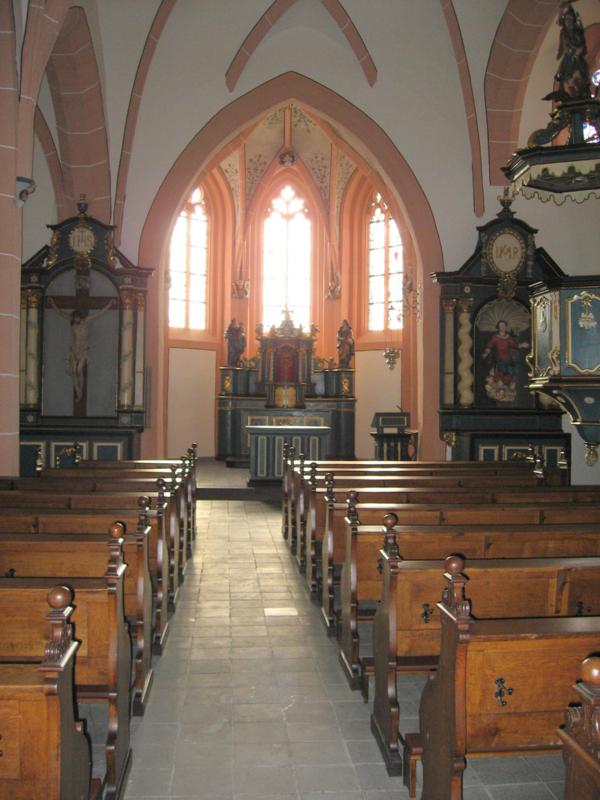 Blick zum Altar Blick zum Altar