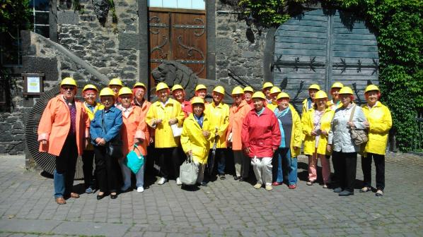 Unsere Ganztagsfahrt nach Mendig (mit Besuch des Vulkanmuseums und Vulkankeller) und Maria Laach