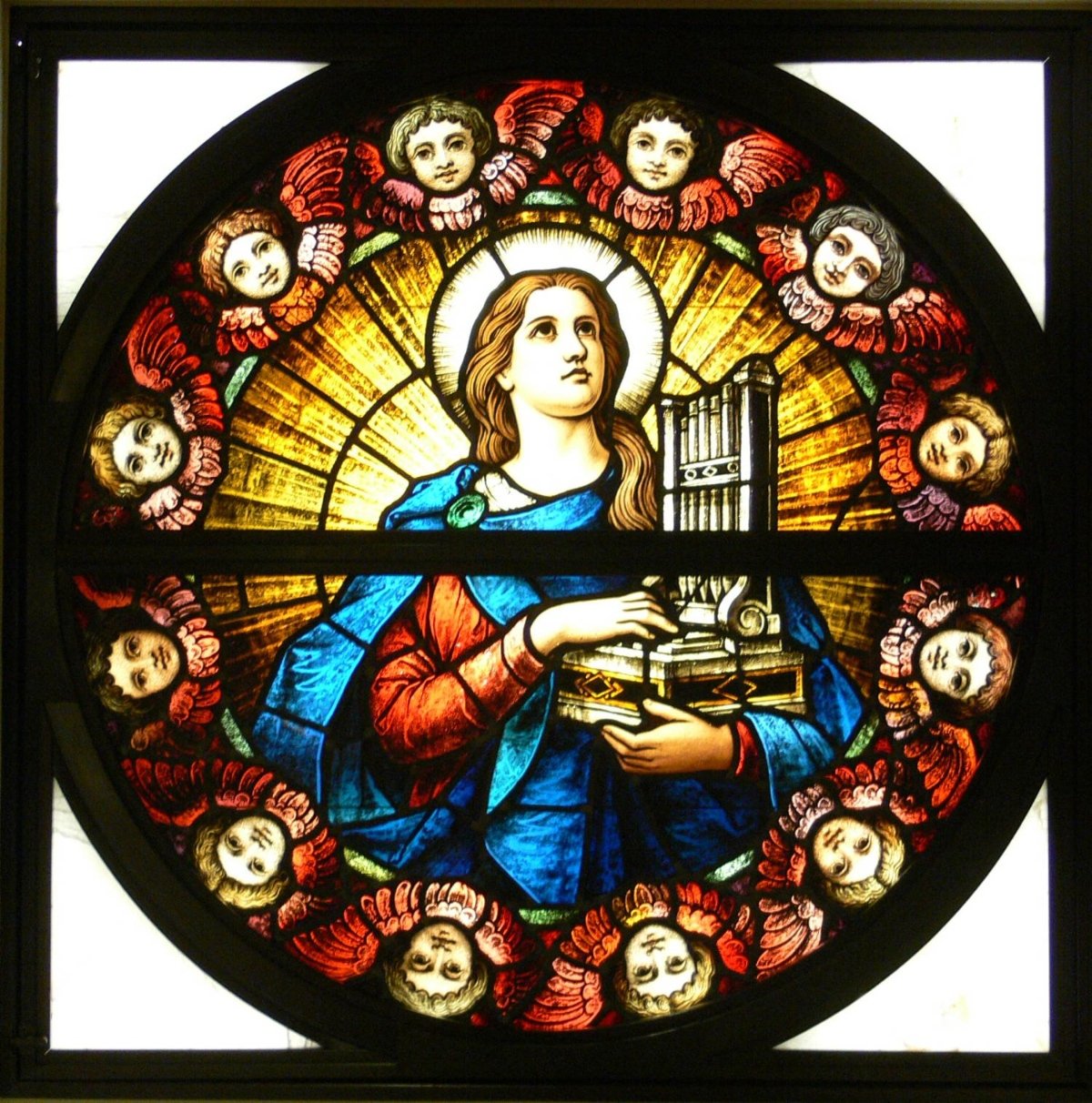 Heilige Cecilia (c) Andreas Praefcke, in: Pfarrbriefservice.de