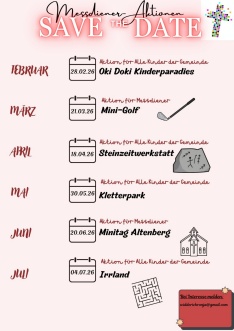 Aktionen der Messdienerleiterrunde 