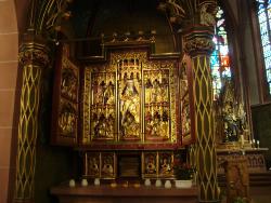 Hildegardis-Altar in Sankt Rochus-Kapelle, Bingen