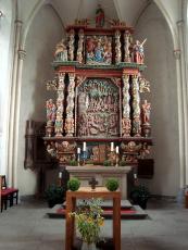 Altar in der Wallfahrtskapelle 'Fraukirch' 