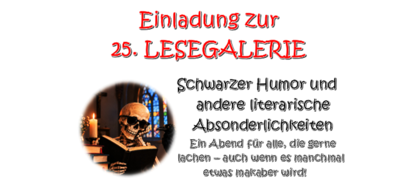 Lesegalerie - Schwarzer Humor (c) Hannelore Strauß