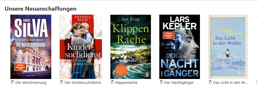 Unsere Neuanschaffungen 2025.07.3