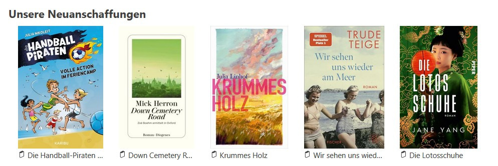 Unsere Neuanschaffungen 2025.12.1 (c) Powered by Borromedien