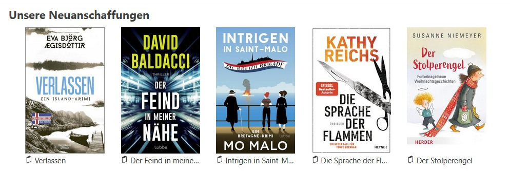 Unsere Neuanschaffungen 2025.12.4 (c) Powered by Borromedien