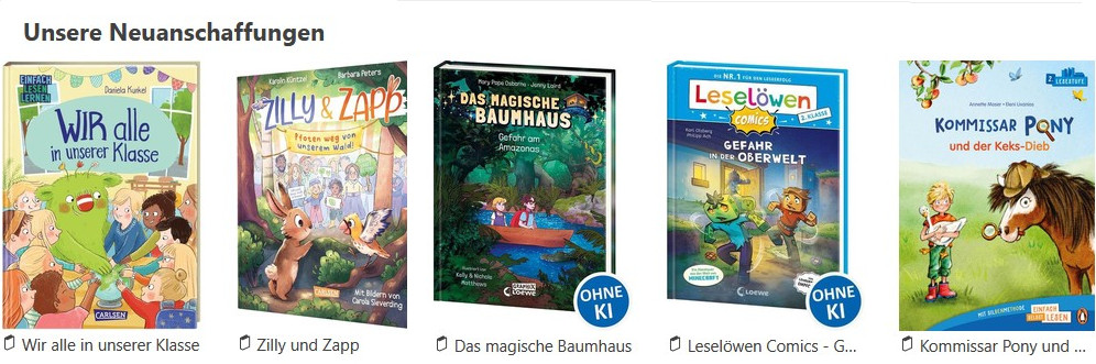 Unsere Neuanschaffungen (c) Powered by Borromedien