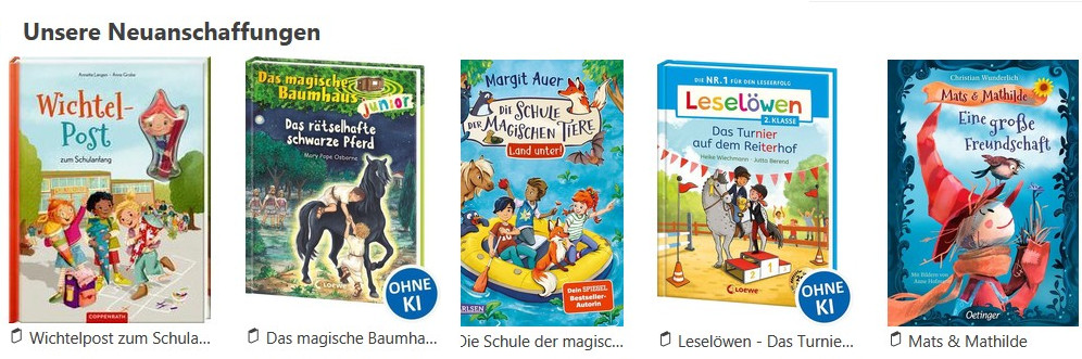 Unsere Neuanschaffungen (c) Powered by Borromedien