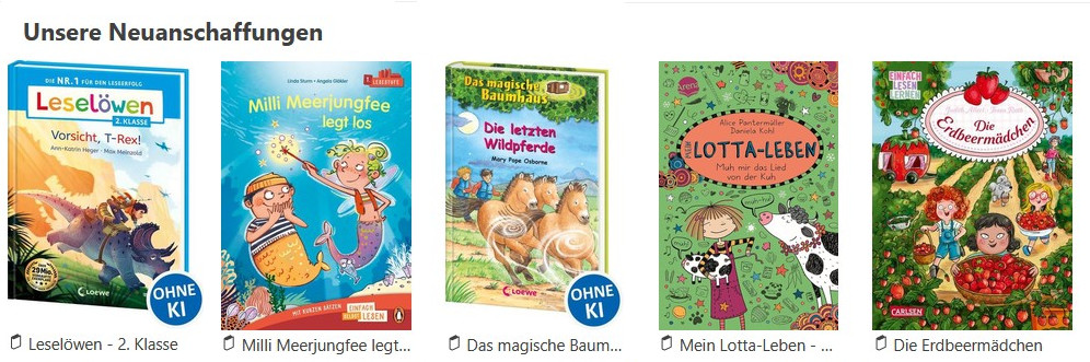 Unsere Neuanschaffungen (c) Powered by Borromedien