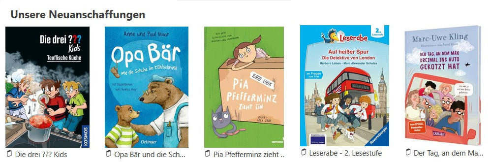 Unsere Neuanschaffungen (c) Powered by Borromedien