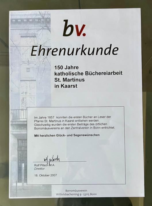 Ehrenurkunde