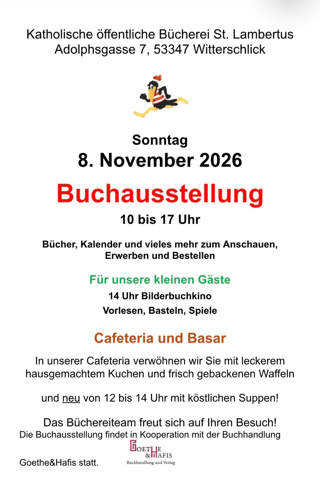 2026 Buchausstellung (c) KöB St. Lambertus Witterschlick