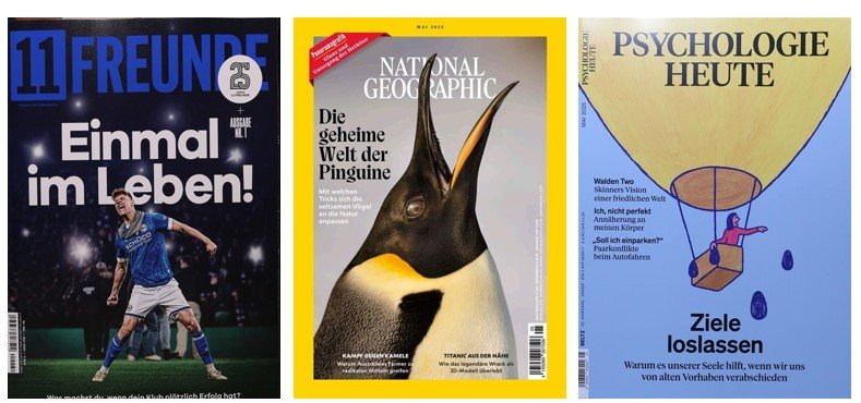 3 neue Zeitungen im Abo (c) r.k.