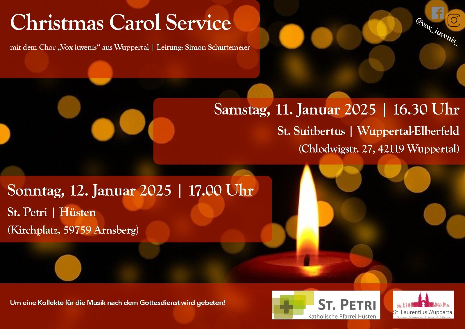 2025-01-11 Christmas Carol Service 2025_Plakat