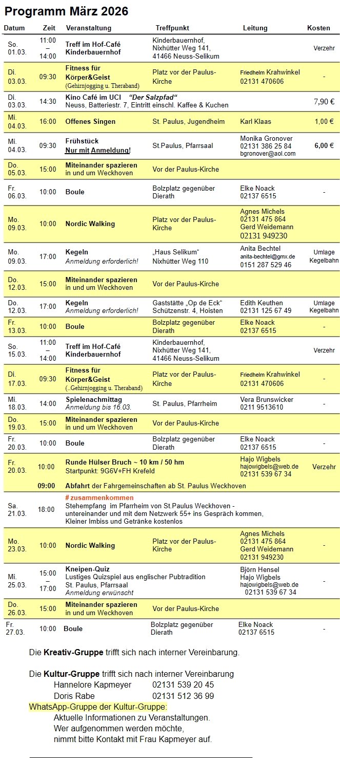 2603 Programm März online