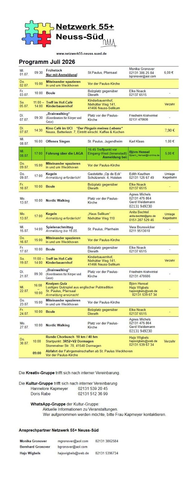2607 Programm Juli