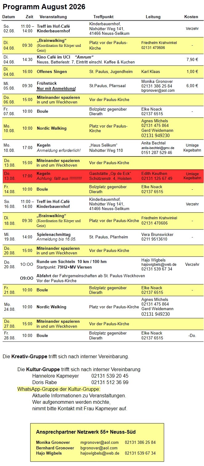 2608 Programm August online