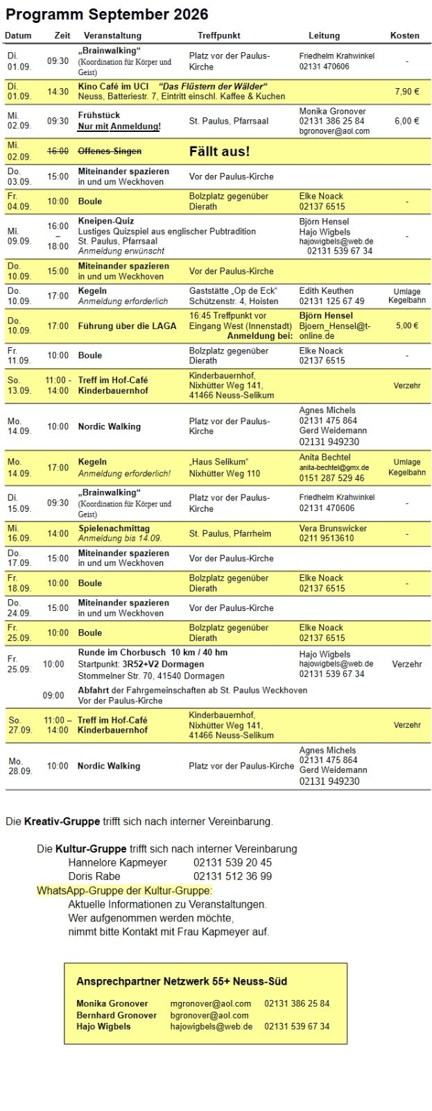 2609 Programm September online