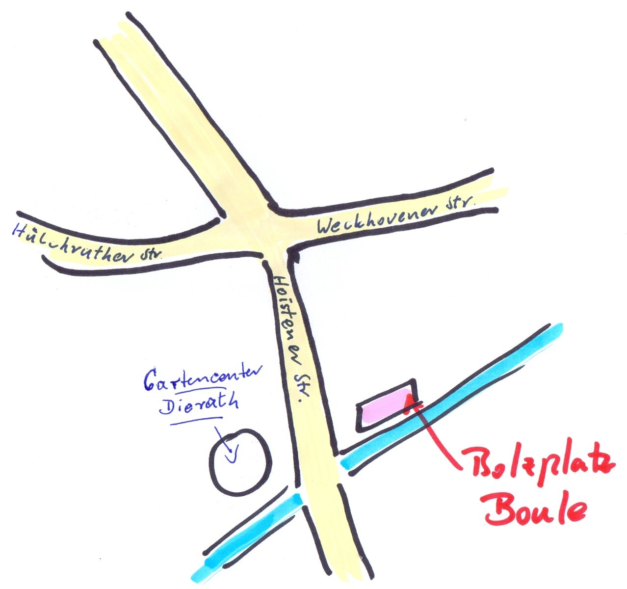 Karte Bouleplatz