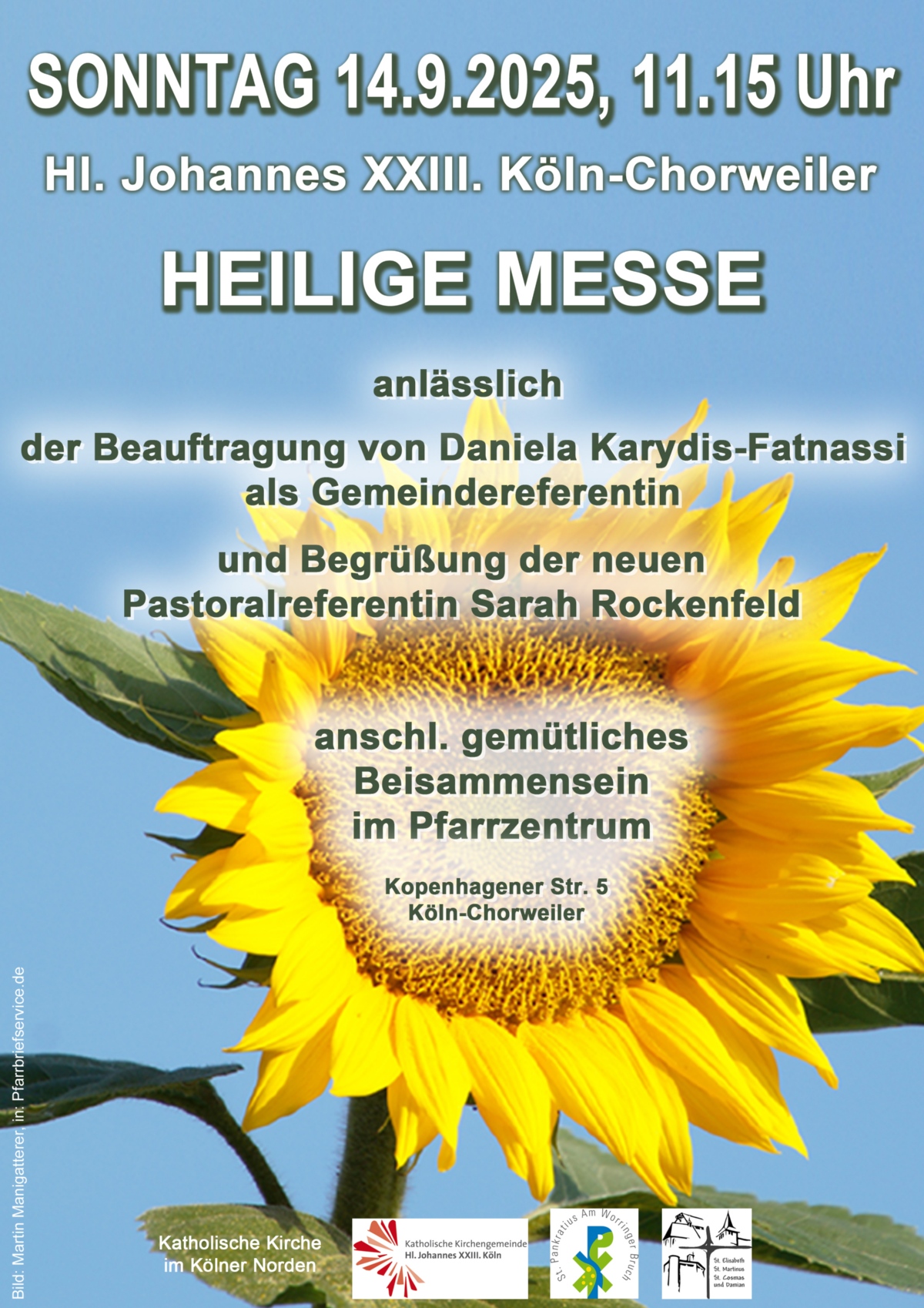 062 - 250914 Einladung Begrüßung und Beauftragung 062 - 250914 Einladung Begrüßung und Beauftragung