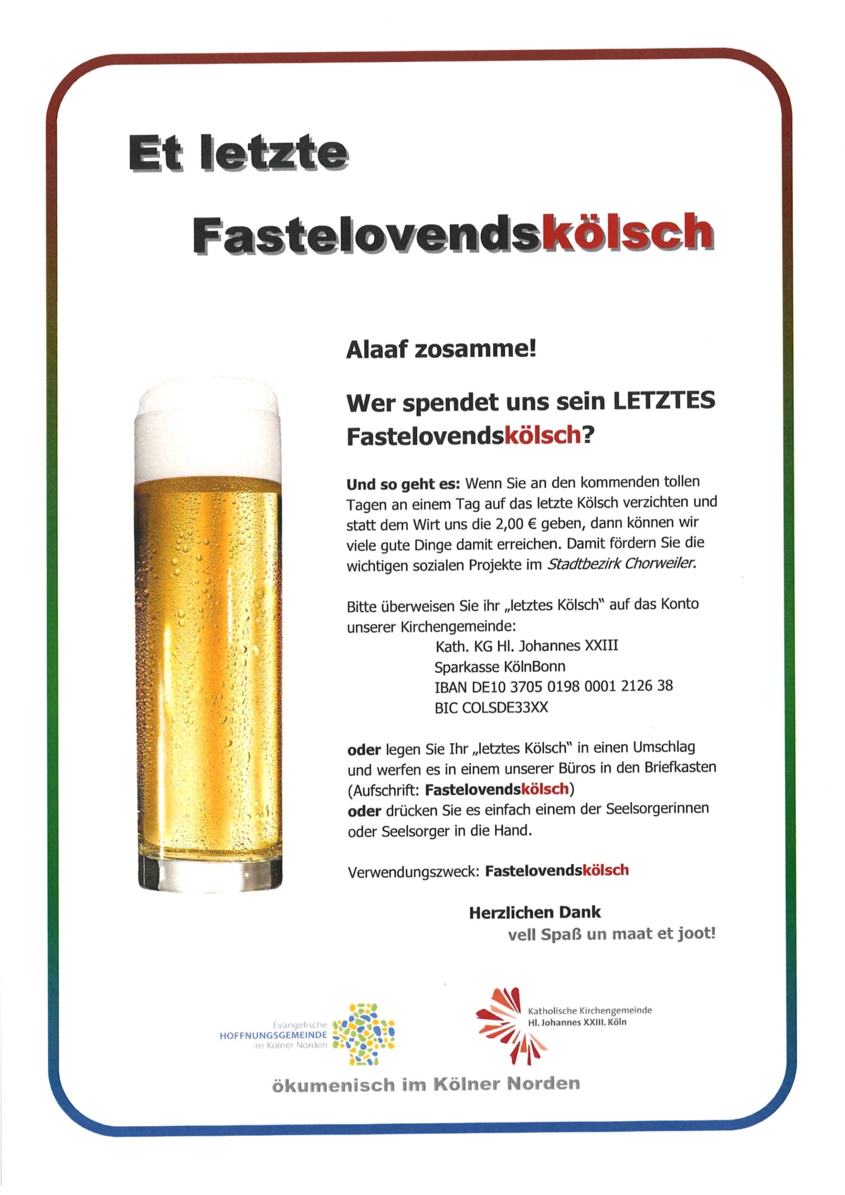 062 - Et letzte Fastelovendskölsch