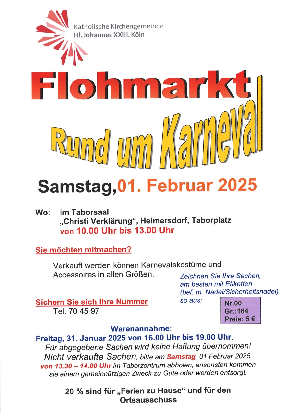 062 - Karnevalsflohmarkt CV