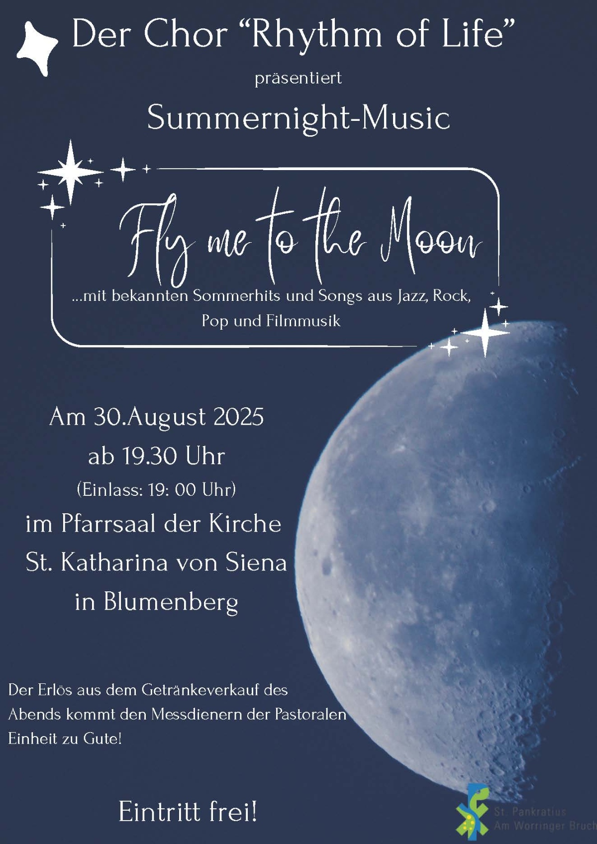 062 - Konzertplakat Fly me to the moon