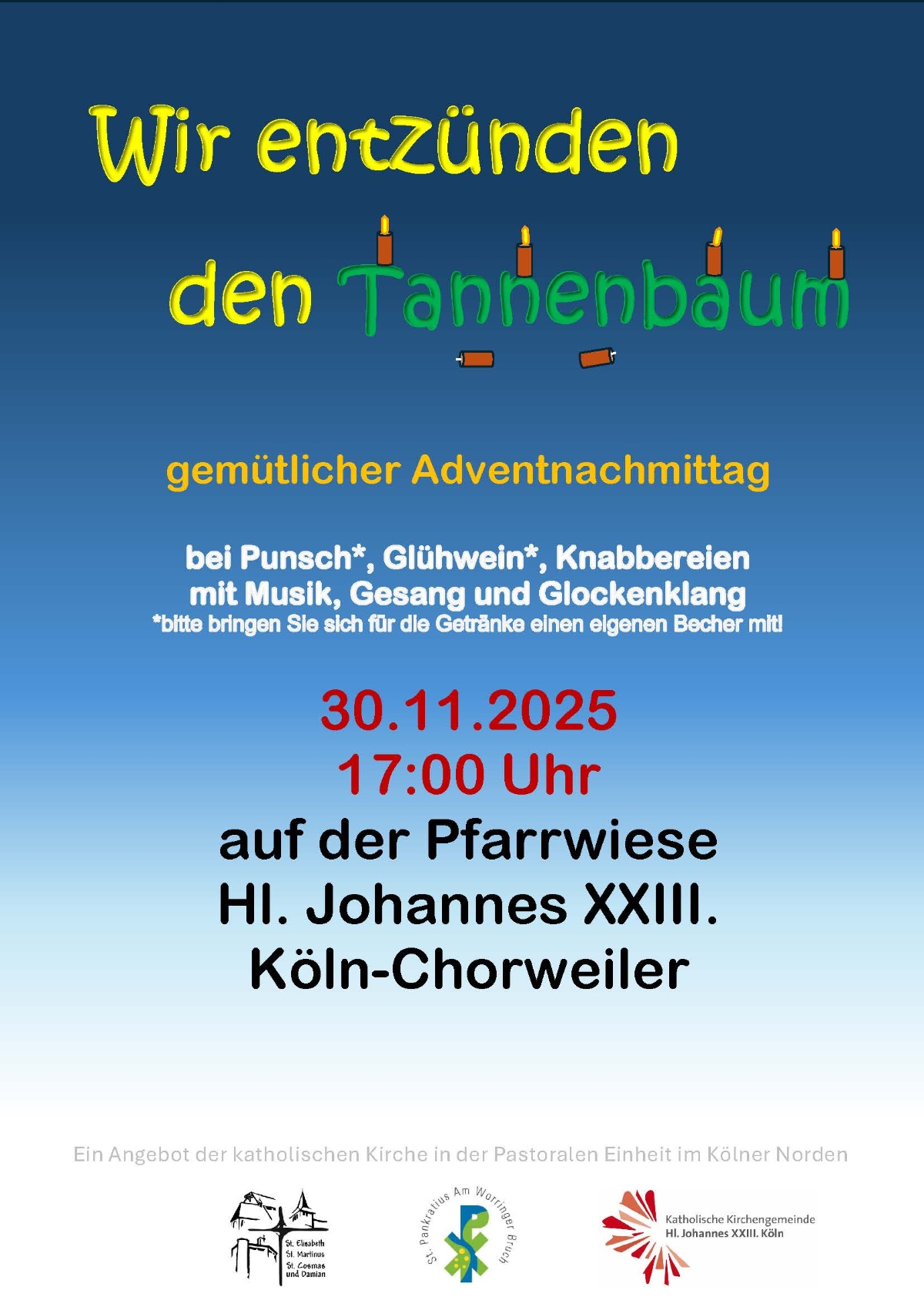 062 - Plakat Tannenbaum anzünden JO