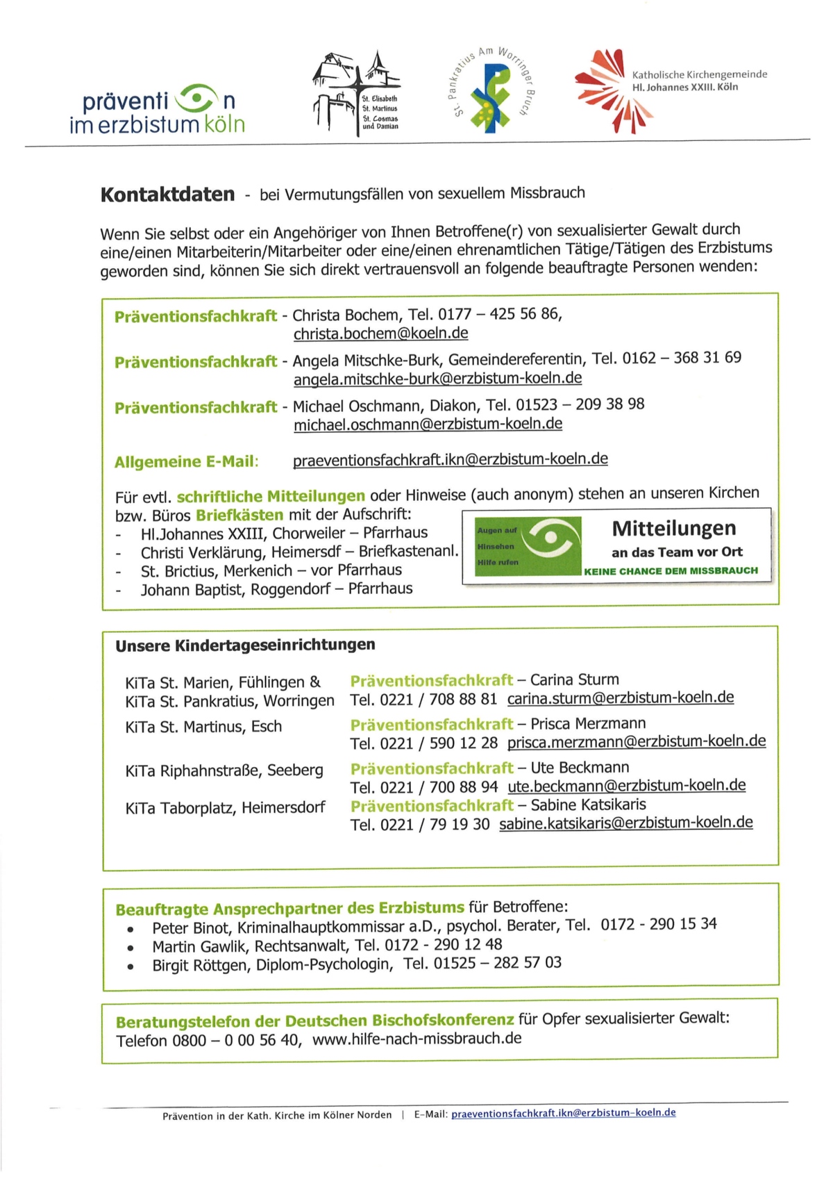 062 - Prävention Kontaktdaten 12.2024