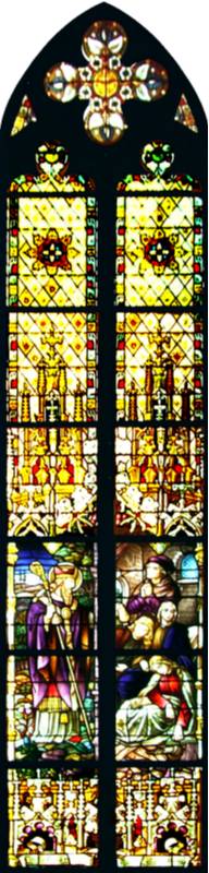 Chorfenster links - St. Nikolaus