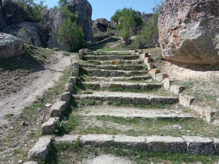 Uralte Steintreppe in Kilistra 