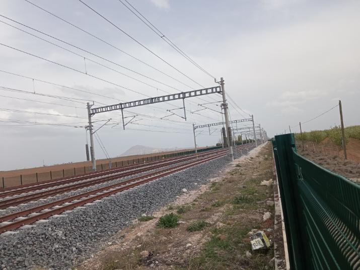 Die Hochgeschwindigkeitssttrecke der türkischen Eisenbahn 