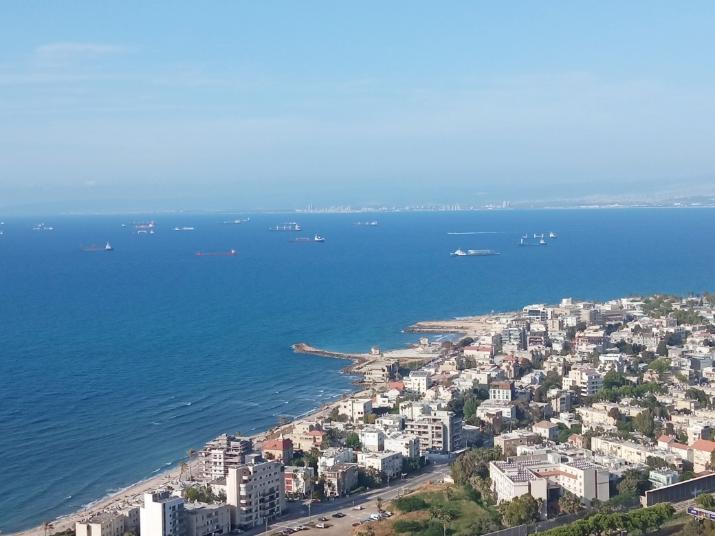 Blick auf Haifa 
