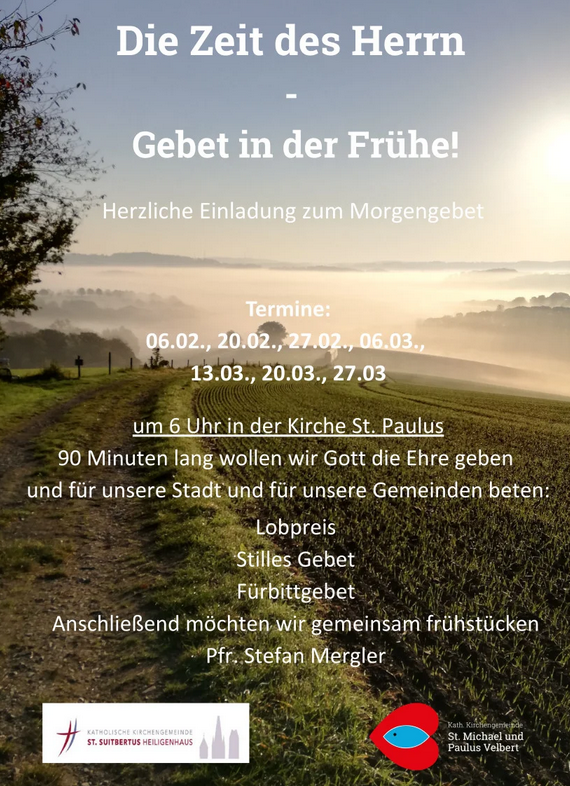 Frühschicht Velbert 2026