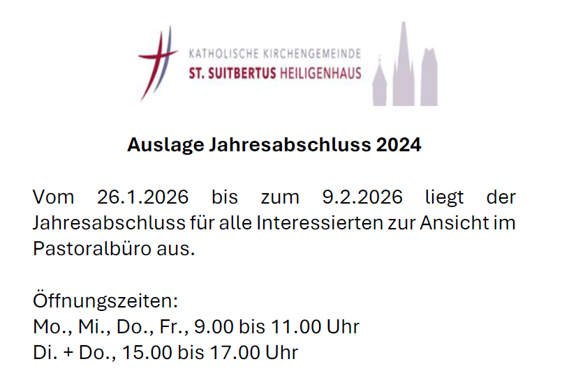 Jahresabschluss 2024