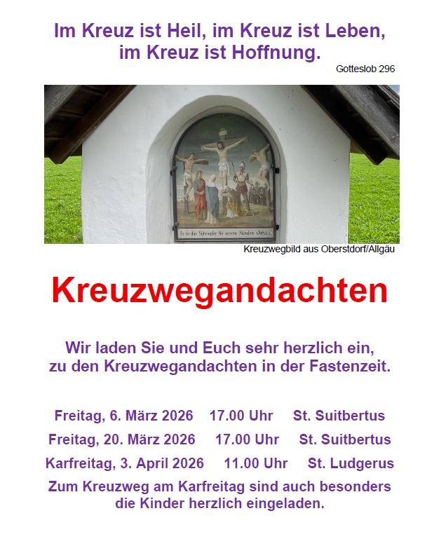 Kreuzwegandachten 2026