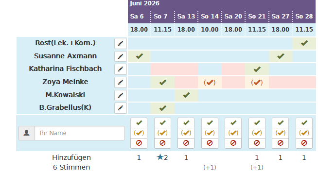 Lektorenplan 0626