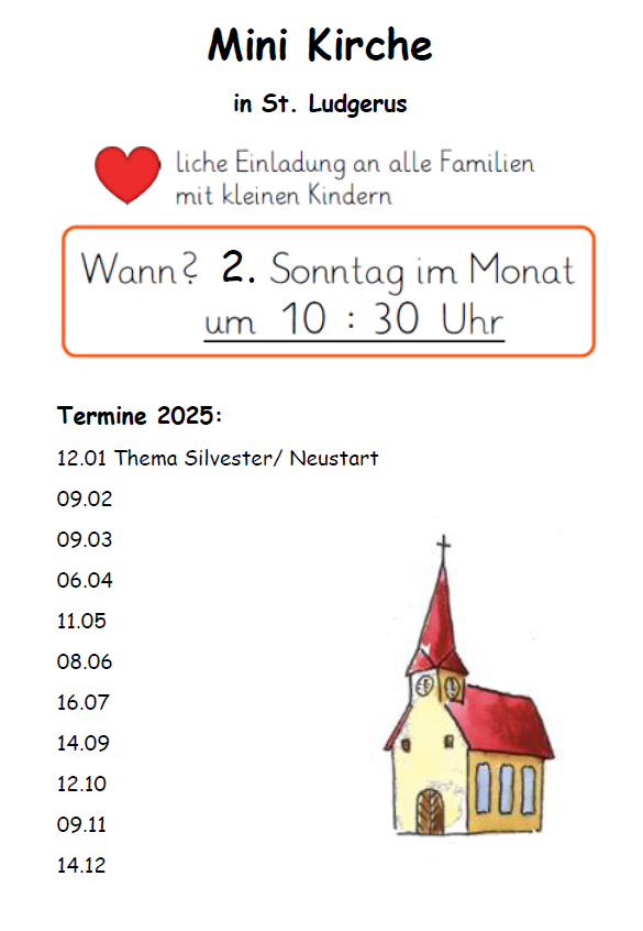 Mini-Kirche 2025