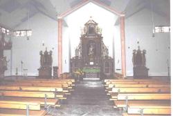 Innenansicht Kirche St. Lucia Rath