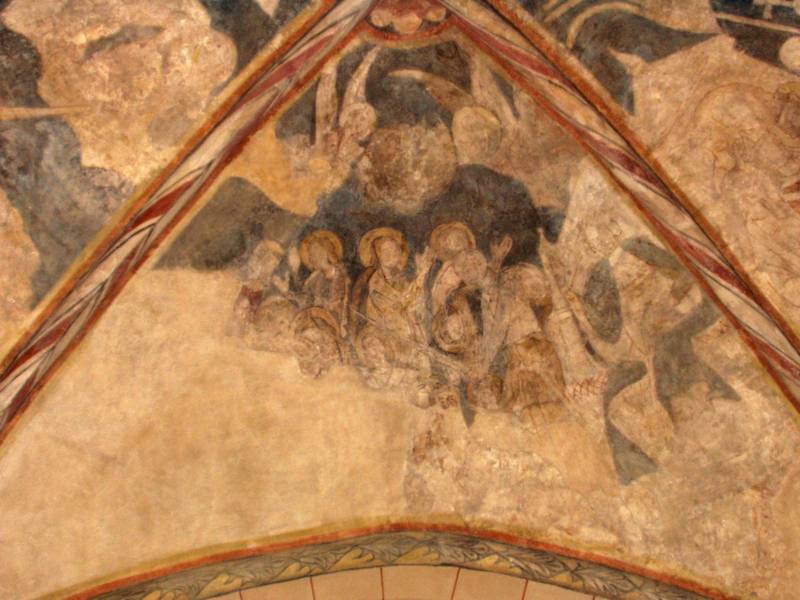 Gewölbefresken östliche Kappe - das Matyrium der hl Ursula - um 1230