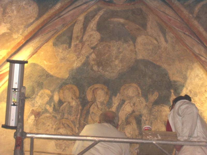 Restaurierung der Fresken 2005 - 5