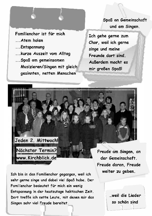 Familienchor ist für mich2