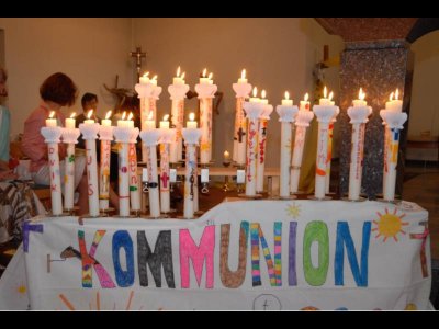 EK 2009 Kerzen Samstag