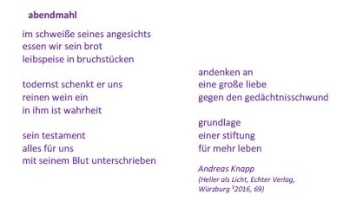 Abendmahl Abendmahl