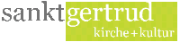 Logo "St. Gertrud - Kirche + Kultur" (300 px)