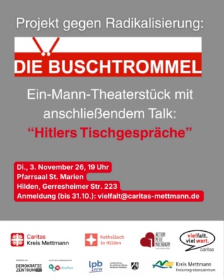 Projekt gegen Radikalisierung: „Hitlers Tischgespräche“ 